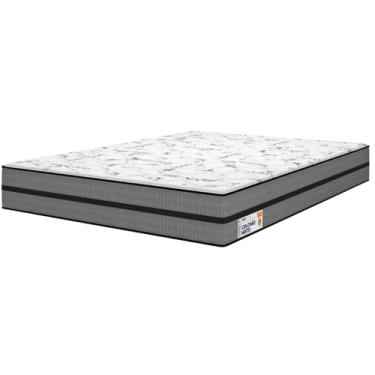 Imagem de Colchão Casal Plumatex Ortovip D33 Extra Firme Ortopédico – Espuma de Alta Densidade, Antiácaro e Hipoalergênico – 138x188x18 cm