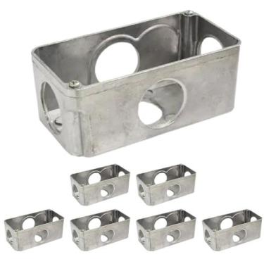 Imagem de 7 Condulete Múltiplo Modelo X Medida 1 1/2 em Alumínio Sieg