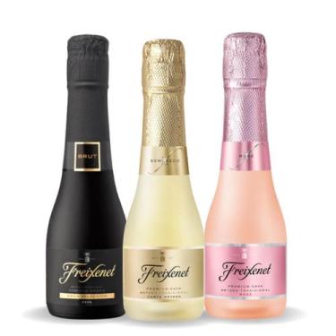 Imagem de Kit Carta Nevada, Cordon Negro e Rosado Baby 200ml - Freixenet