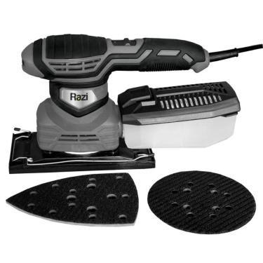 Imagem de Lixadeira Orbital Razi 200W 3 em 1 com 6 Velocidades e Coletor de Pó