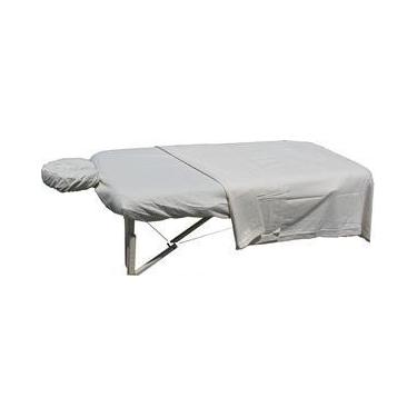 Imagem de Conjunto de lençóis de luxo de flanela com 3 peças - Natural