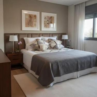 Imagem de Cabeceira Estofada Personalizada Adesiva 280 Cm X 70 Cm - Sami Comfort