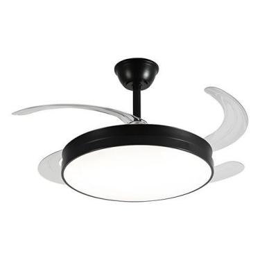 Imagem de Ventilador Teto Plafon Led Air Lite Opus Retrátil Controle, Transparen