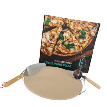 Imagem de Jogo Para Pizza 4 Peças Kit 4 Pçs.