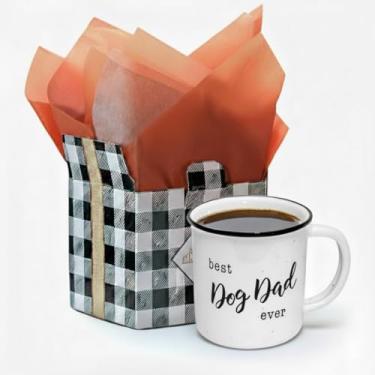 Imagem de Caneca Best Dog Dad 325 ml, caneca de café para pai de cachorro, caneca Best Dog Dad Ever, caneca de café de pai de cachorro, caneca de café novidade pai de cachorro, caneca de café engraçada para homens caneca de café de cachorro caneca de café engraçada única caneca de café de pele presente para p
