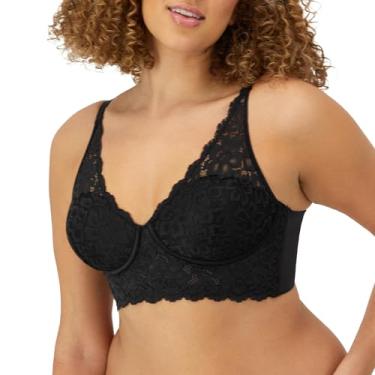 Imagem de Maidenform Sutiã sem fio conversível de renda Pure Comfort DM1188, Preto, 38C