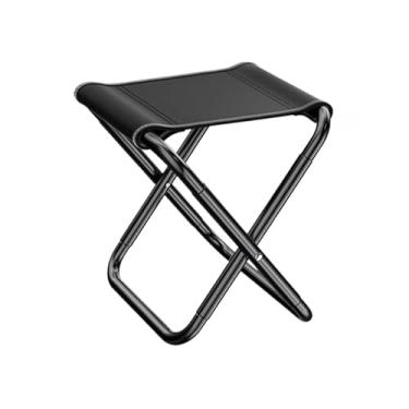 Imagem de Banqueta Dobrável cadeira de pesca leve piquenique cadeira de acampamento de alumínio ao ar livre portátil