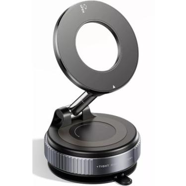 Imagem de Suporte Magnético Para Telefone Carro -360 ° Giratório De Sucção A Vácuo Dobrável E Ajustável
