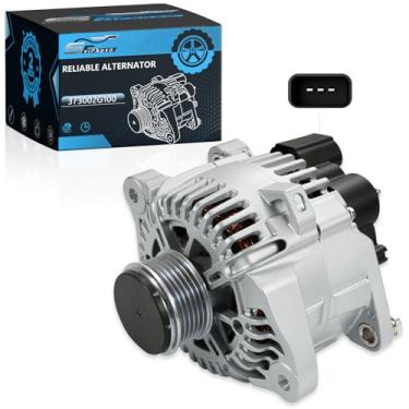 Imagem de Peça do gerador do alternador adequada para 2006-2010 Sonata 2010-2013 Forte 2012-2013 Forte5 06-10 Magentis Optima 2007-2012 Rondo 2.0L 2.4L, alternador de alta saída, substituição do gerador CA
