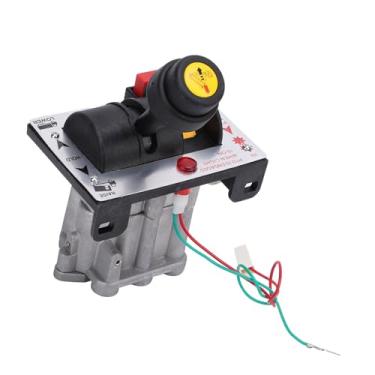 Imagem de aqxreight Válvula de Controle PTO de Caminhão Basculante Válvula de Controle Proporcional Eficiente, Interruptor PTO de Resposta Rápida 6 Furos, Instalado na Cabine, Controle Remoto, Ampla