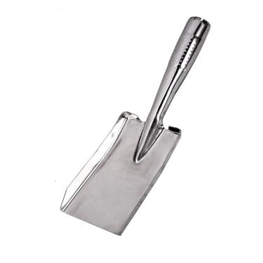 Imagem de Pá manual - Espátula de jardim de aço inoxidável - Pá de jardinagem pequena - para plantio de solo, escavação, remoção de ervas daninhas, transplante, suavização