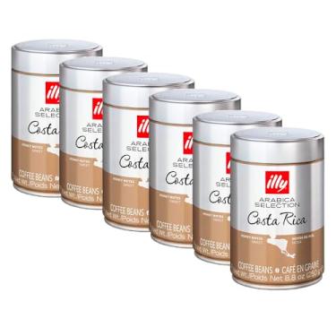 Imagem de Café Illy em Grãos Costa Rica Kit 6 Latas de 250g