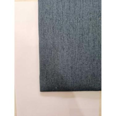Imagem de Cabeceira Modular Estofada 60x20cm + 120x20cm | Painel Decorativo para Cama | Autocolante, Macia, Design Moderno para Quarto(20UN 20X80CM LINHO AZUL)