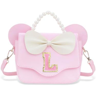 Imagem de Luchike Presentes de aniversário para meninas – Bolsa tiracolo infantil para princesas, presentes de Natal, Rosa - P