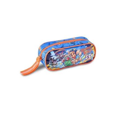 Imagem de Estojo Escolar Doguinhos Pets Porta Lápis Caneta Menino