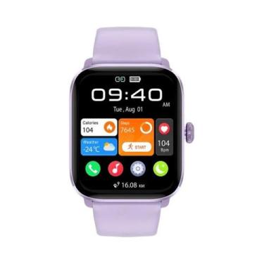 Imagem de Relógio Inteligente Feminino 1.83" Tela Sensível Ao Toque Completa Mon