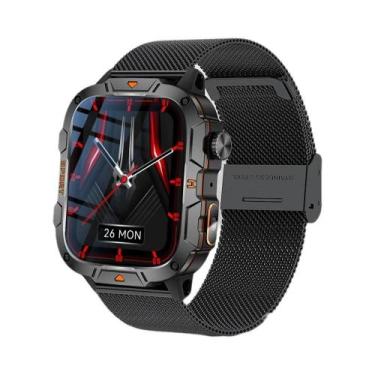 Imagem de Relógio Inteligente Militar Masculino Com GPS, Chamada Bluetooth, Moni