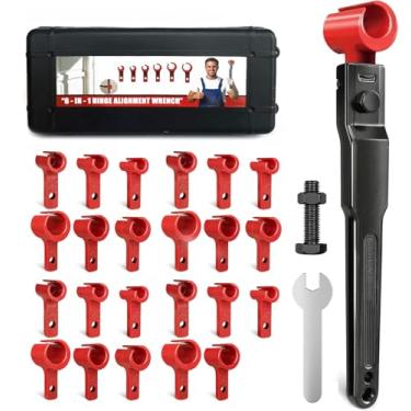 Imagem de Door Hinge Adjustment Tool Kit Door Gap Adjustment Tool for Precise Hinge Gap Adjustment Upgraded Hinge Gap Adjusting Wrench for Installation and Repair of Residential and Commercial-19