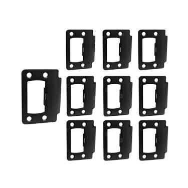 Imagem de QCAA Placa universal de latão sólido tipo restorer lock, 6 cm x 3 cm, bronze polido a óleo ORB, pacote com 10, MIT