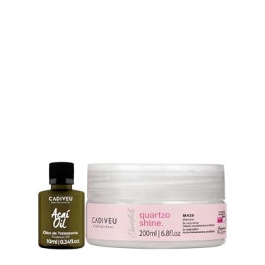 Imagem de Kit Cadiveu Professional Essentials Quartzo Shine Máscara e Açaí Óleo (2 produtos)