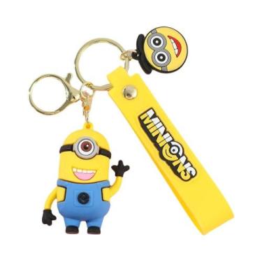 Imagem de Chaveiro De Silicone Kawaii Minions, Brinquedo De Desenho Animado, Pin