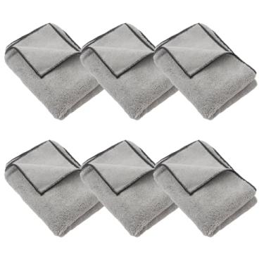 Imagem de UHANBUT Toalhas de microfibra dupla face para carro, pano de limpeza automotiva sem arranhões, toalha de secagem de veículo de água de forte absorção para detalhes de carro, lavagem doméstica, secagem