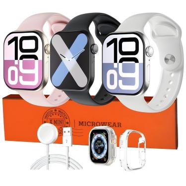 Imagem de Smart Watch Microwear W10 Mini Relogio Inteligente Pequeno Para Pulso Finos Masculino Feminino-Unissex