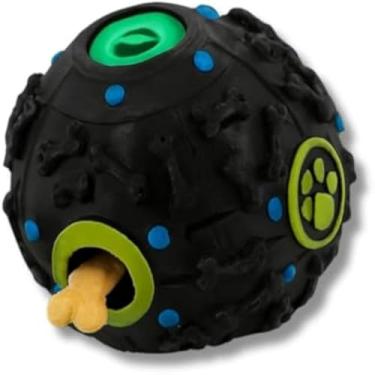 Imagem de Bola resistente para caes de brinquedo recheavel, duravel, divertida, vermelha