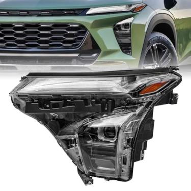 Imagem de AUTNZE Farol sem projetor LED DRL compatível com Chevy Trax LT RS 2024 2025 substituição de farol de halogênio para 42880121, 42857151 (lado esquerdo do motorista)