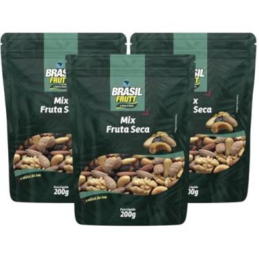 Imagem de Kit 3 Mix De Frutas Secas Sem Glúten 200g - Brasil Frutt