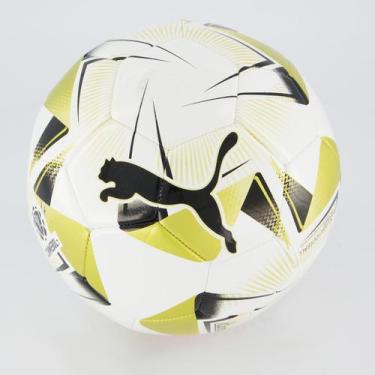 Imagem de Bola Puma Cumbre Conmebol Libertadores MS Campo Branca Preta e Dourada