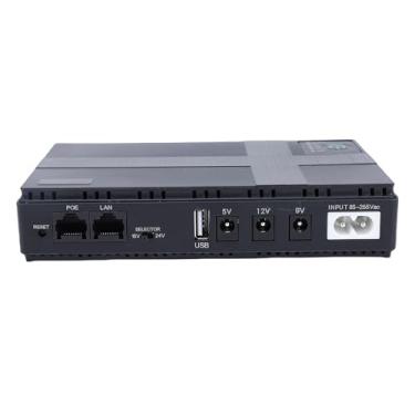 Imagem de Fockety UPS Pequeno, Bateria Reserva de 8800mAh Com 6 Portas de Saída e Indicador LED, Fonte de Alimentação Ininterrupta para WiFi, Roteador, Modem, Câmera de Segurança (plugue americano)