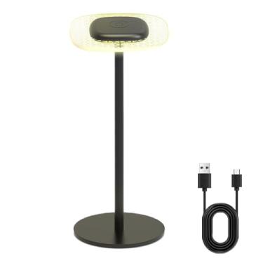 Imagem de Luminária de Mesa,Recarregável Moderna E Decorativa - Luz Ambiente para Escritório - para Festas Leitura Descanso Quarto Dormitório Apartamento Sala de Jantar