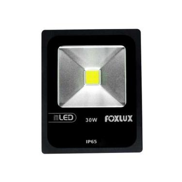 Imagem de Refletor Led 30w 6500k Ip65 - Foxlux - Corpo Alumínio - Driver Embutido - Bivolt
