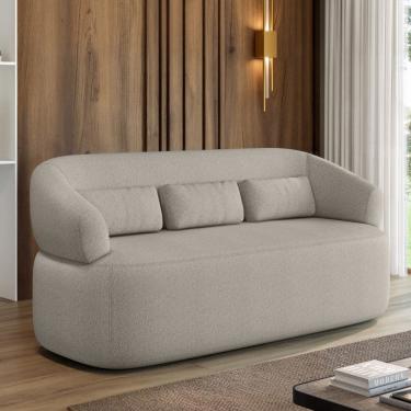 Imagem de Sofa Duomo 2 Metros Madeira Eucalipto Boucle Just Time