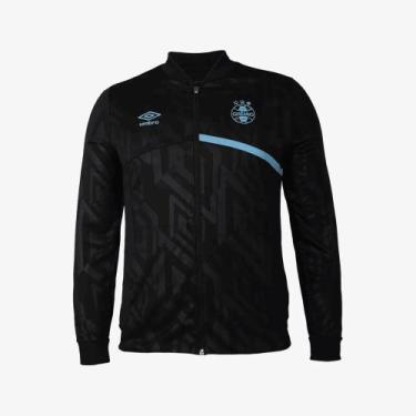 Imagem de Jaqueta Grêmio Hino 2025 Umbro Masculino, G, Preto, Masculino