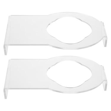 Imagem de UPKOCH 2 peças de suporte de parede organizador de bola de basquete rack de armazenamento para futebol futebol vôlei rúgbi acrílico transparente