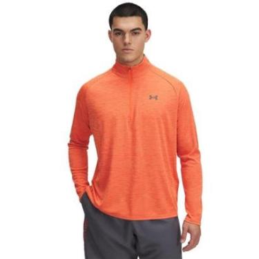 Imagem de Blusa de Treino Under Armour Tech Textured Masculina 2GG Vermelho-Masculino