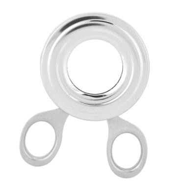 Imagem de Estink Cortador de Ovos, Ferramenta de Descascador de Casca de Vários Dente Aço Inoxidável, Esmalte, Alça Ergonômica, Armazenamento Com Diâmetro Interno de Anel de 35 Mm e Diâmetro do