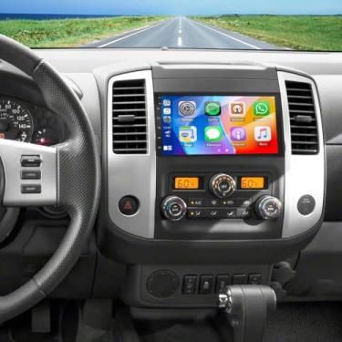 Imagem de Rádio estéreo automotivo duplo Din para Nissan Frontier 2010-2021 unidade de cabeça de tela sensível ao toque de 7 polegadas Android 13 estéreo de carro com carplay sem fio Android Auto GPS Bluetooth