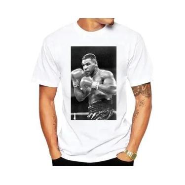 Imagem de Camiseta Masculina De Manga Curta Mike Tyson Boxing Champion Com Desig