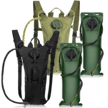 Imagem de Mochila de hidratação Sanwuta 45x20 cm Tactical 3L 2 unidades