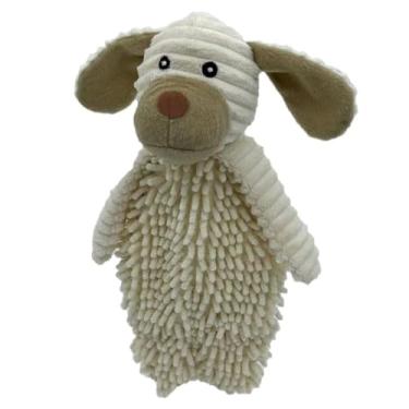 Imagem de Pet Lou Cachorro flexível natural, altura de 33 cm, super macio, brinquedos de pelúcia de animais