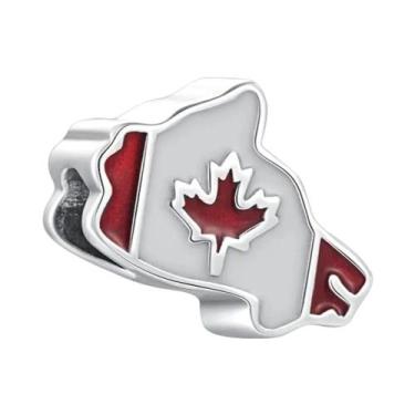 Imagem de Pingente De Bandeira Nacional Em Prata 925 Para Acessórios De Joias De