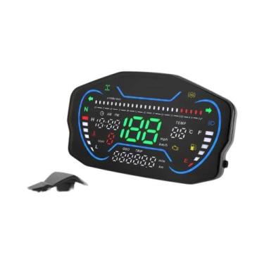 Imagem de Velocímetro Digital Para Motocicleta Suzuki Com Painel LED, Tacômetro 