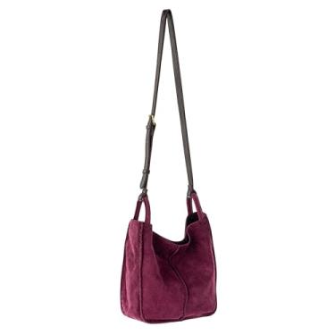 Imagem de The Sak Los Feliz Crossbody, camurça groselha, Camurça Groselha, Medium