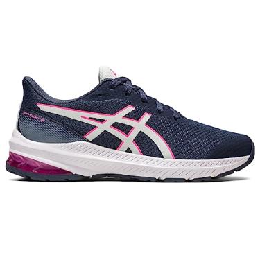 Imagem de ASICS Tênis escolar infantil GT-1000 12 Grade, Tarmac/Aqua puro, 18