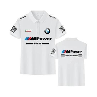 Imagem de Camisa Polo De Manga Curta Unissex BMW Motorrad Para Equipes De Motoci