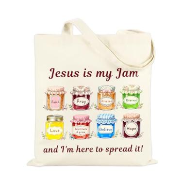 Imagem de Sacolas bíblicas para mulheres, presentes cristãos para mulheres, fé, igreja, presentes baseados na fé, sacola de lona, aniversário religioso, dia dos namorados, Páscoa, comunhão, presente de batismo