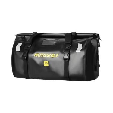 Imagem de Bolsa Traseira Impermeável Para Motocicleta 20L-100L, Mochila De Viage